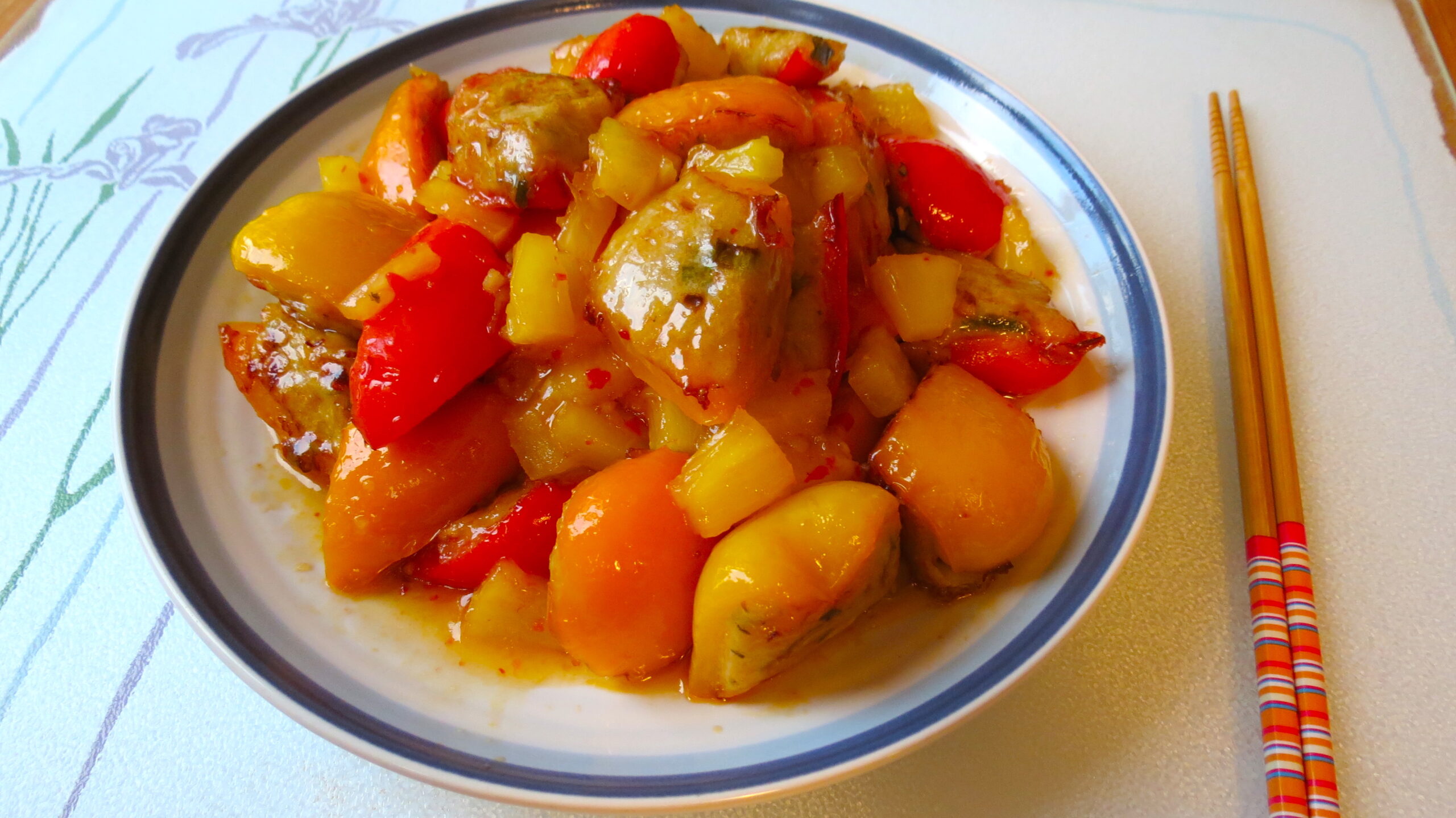 Stir Fry Stuffed Bell Peppers